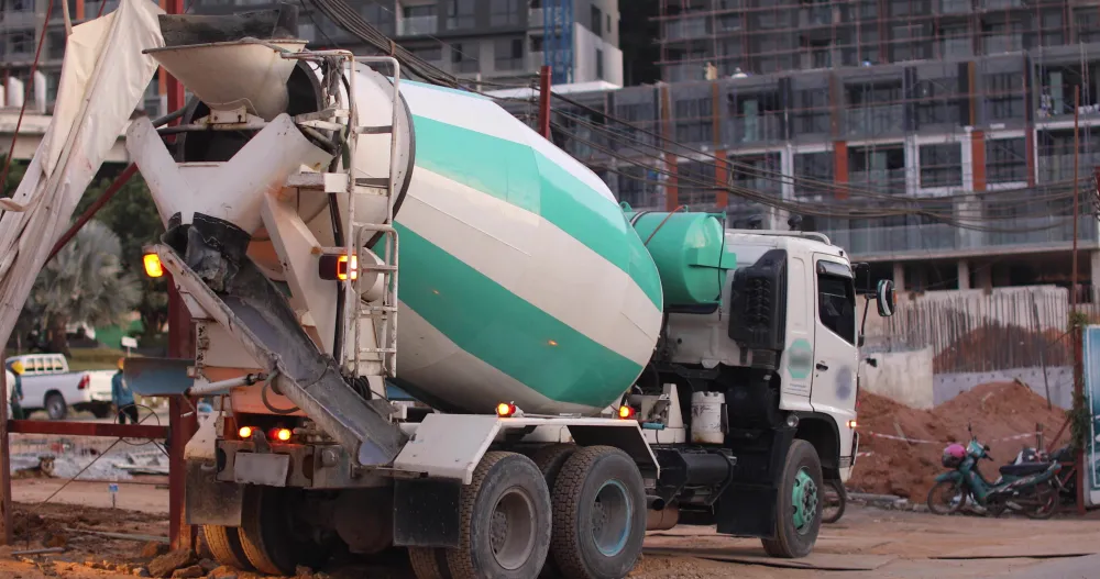 Mixing the Concrete